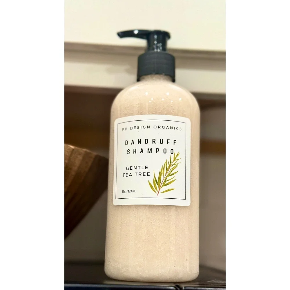 PH Design Organics Dandruff Shampoo Gentle Tea‎ Tree 16oz
